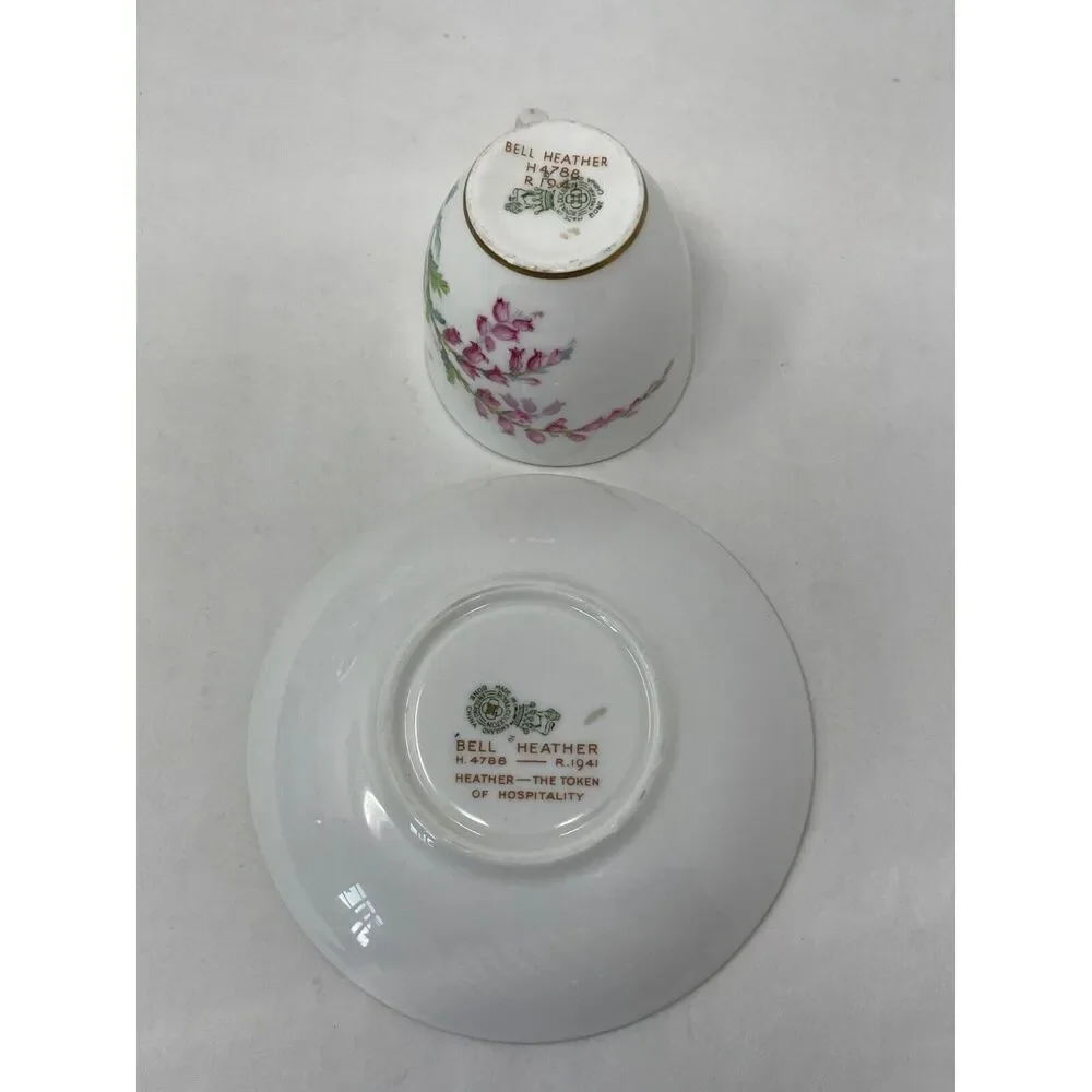 Royal Doulton Bell Heather‎ Demitasse Coffee Tea Cup 4788 Espresso Circa 1940s